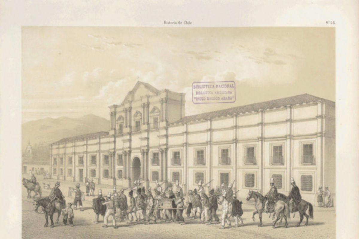 1. Casa de la Moneda, Santiago, 1854.