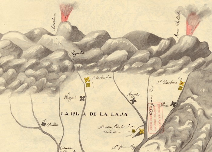 6. Croquis de la Isla de Laja, año 1757.