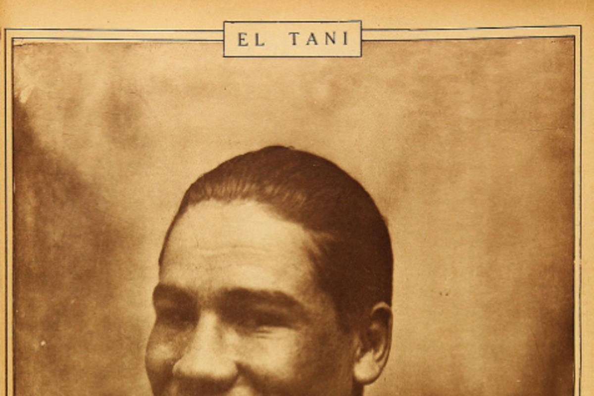 6. "El Tani" vestido muy elegante en una noticia de Los Sports de 1926.