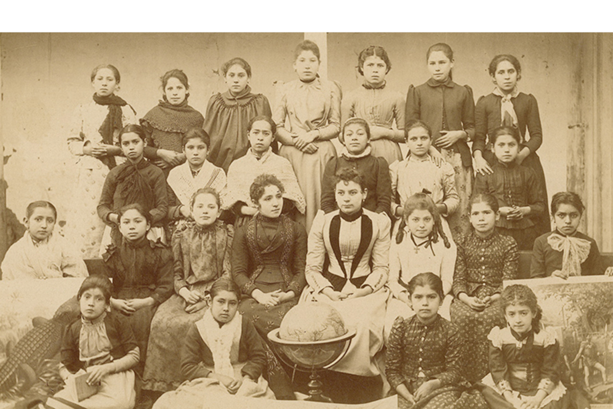 Grupo de alumnas, 1905.