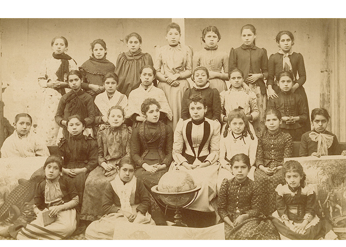 Grupo de alumnas, 1905.