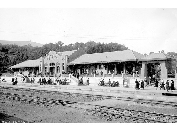 8. Estación de San Antonio, hacia 1910.