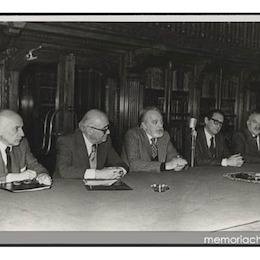 9. Conferencia de la Colonia Israelita en Chile, delegado de Israel y colectividades, 1982.