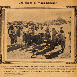1. Una escena de Alma chilena, 1917.