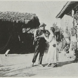 3. Escena de la película "Todo por la patria", 1918.