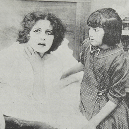 4. María Padín en escena de "La avenida de las Acacias", 1918.