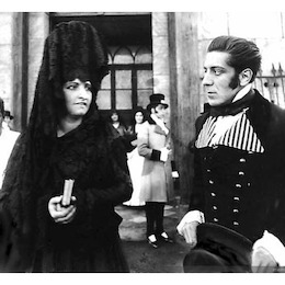 7. Pedro Sienna y Dolores Anzani en la película "El Húsar de la muerte", 1925.