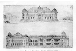 2. Palacio de Bellas Artes: fachadas principal y lateral.