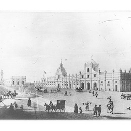 2. Plaza de Armas de Santiago hacia 1830.
