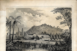 3. Cerro Santa Lucía hacia 1850.