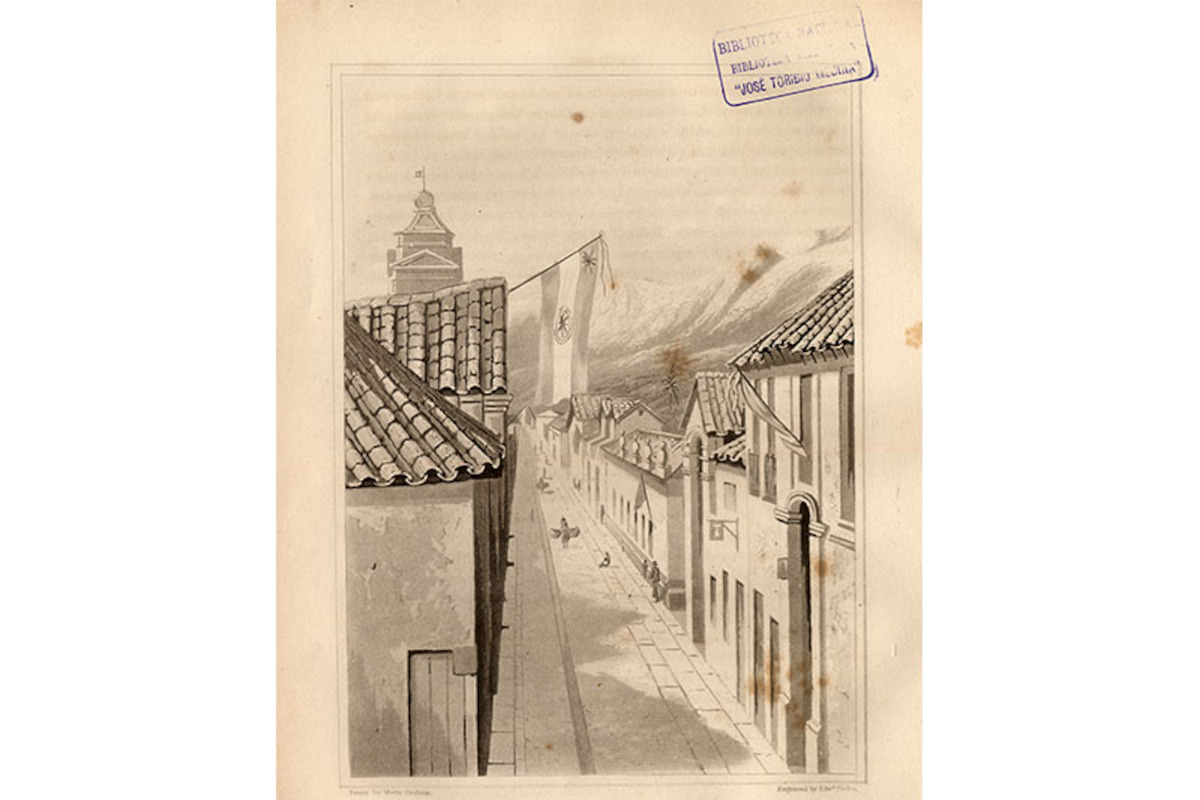 5. Street of San Domingo, Santiago de Chile, 1822.