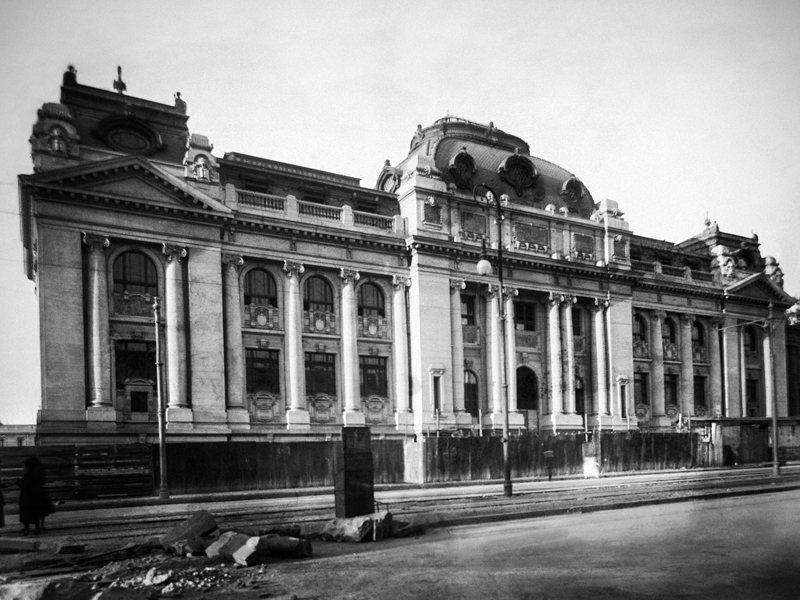 Construcción de la Biblioteca Nacional
