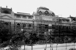 Construcción de la Biblioteca Nacional