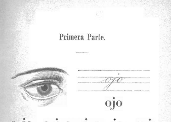 1. Silabario "El Ojo", de Claudio Matte (1884).
