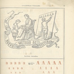 14. “Nuevo método de lectura”, de Bernardino Ahumada (1863).