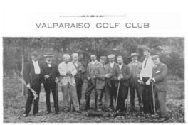 Fundadores del Club de Golf de Valparaíso, inaugurado en 1897