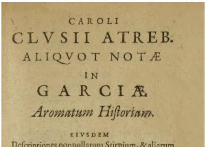 Aliquot notæ in Garciæ Aromatum Historiam