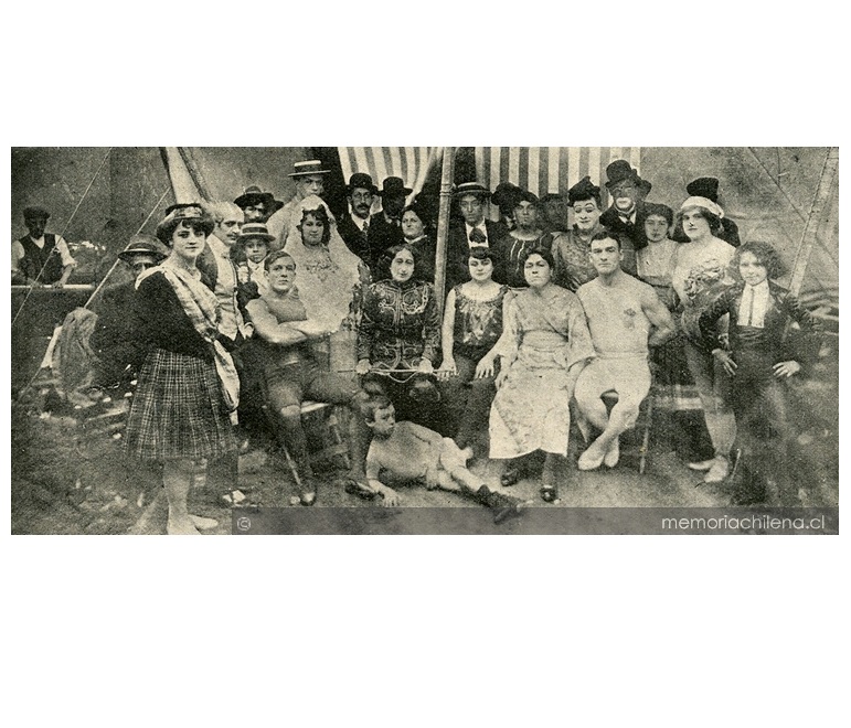 12. Artistas del Circo de Fieras, 1911.