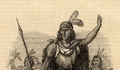 1. Lautaro al frente de su ejército, hacia 1550.