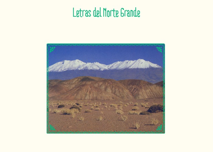 Geografía poética de Chile