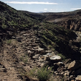4. Camino Inca que conduce a Cerro Verde, Caspana.