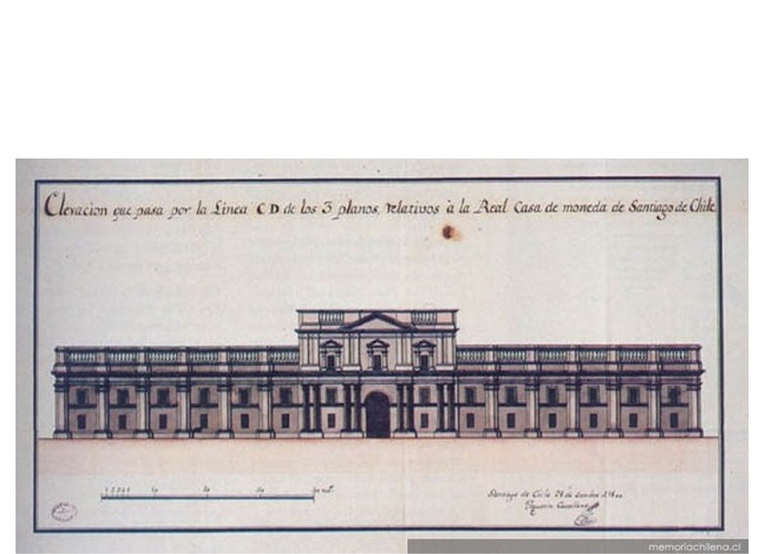 2. Planos de la Real Casa de Moneda, hacia 1800