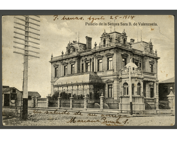 11. Palacio de la Señora Sara Braun de Valenzuela. Punta Arenas, 1914.