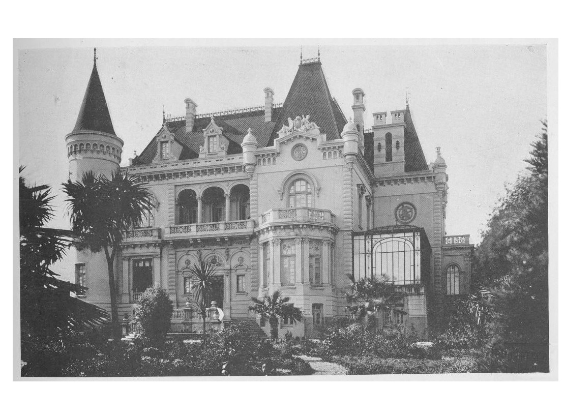 5. Fachada palacio Cousiño de Lota, hacia 1900