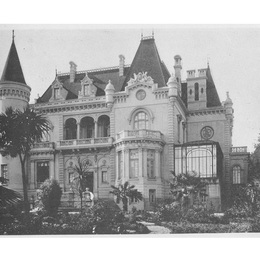 5. Fachada palacio Cousiño de Lota, hacia 1900