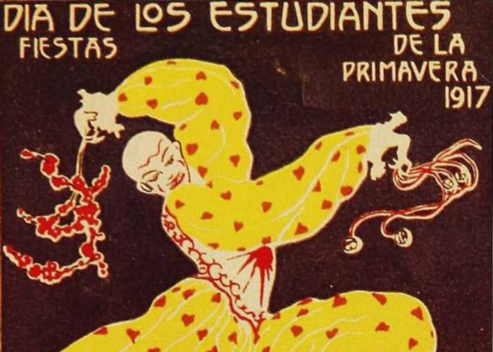 8. Pinturas Tricolor. Afiche de Camilo Mori, 1939.