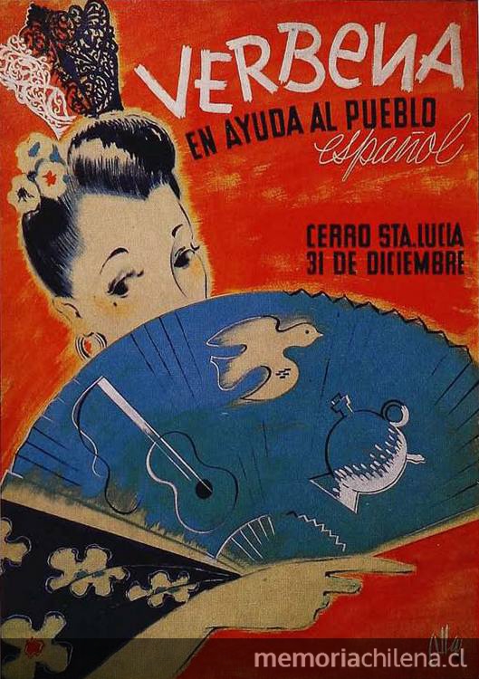 9. 1º Festival Internacional de la Canción Popular. Afiche de Waldo González, 1973.