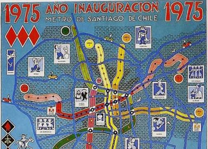 12. 1975 año inauguración Metro de Santiago de Chile, 1975. Autor: Jaime Escudero