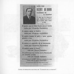 7. Propaganda Electoral de Vicente Huidobro en 1925.