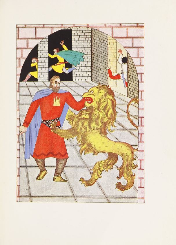 11. El Cid se enfrenta a un león.