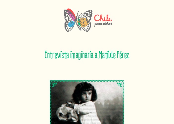 La infancia de Matilde Pérez