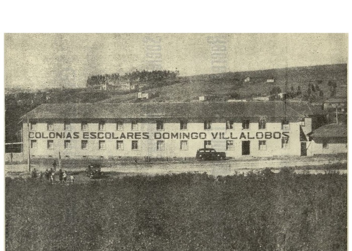 3. Edificio de las colonias escolares en Llo-Lleo.