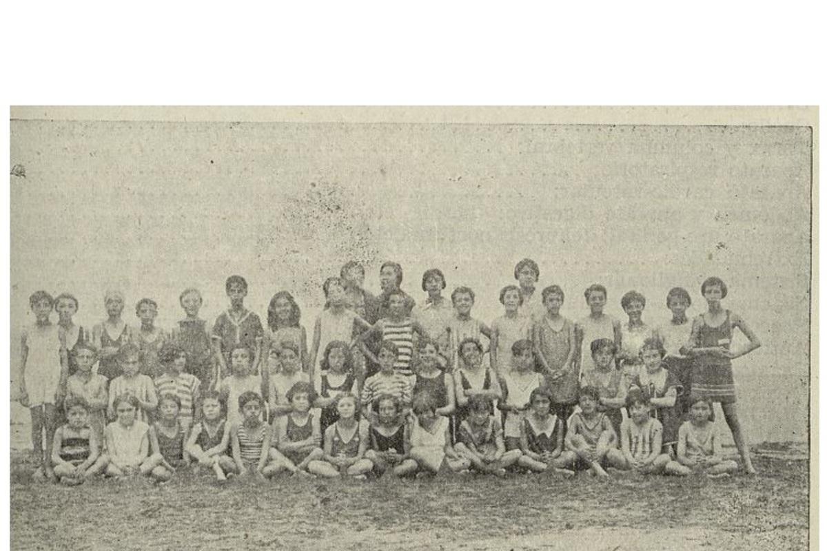 5. Colonia escolar en el año 1915.