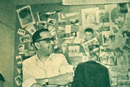 2. Agustín Fernández, conductor del programa “Ases del discos”, por Radio Santiago, 1967.