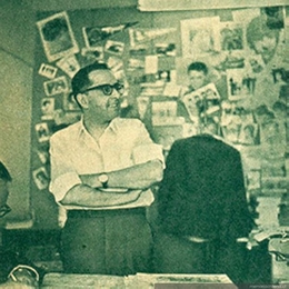 2. Agustín Fernández, conductor del programa “Ases del discos”, por Radio Santiago, 1967.