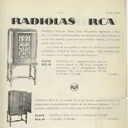 3. Modelos de Radiolas.