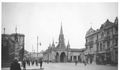 2. Postes de luz en las calles. Iglesia de las Carmelitas y entrada al Cerro Santa Lucía, 1932.