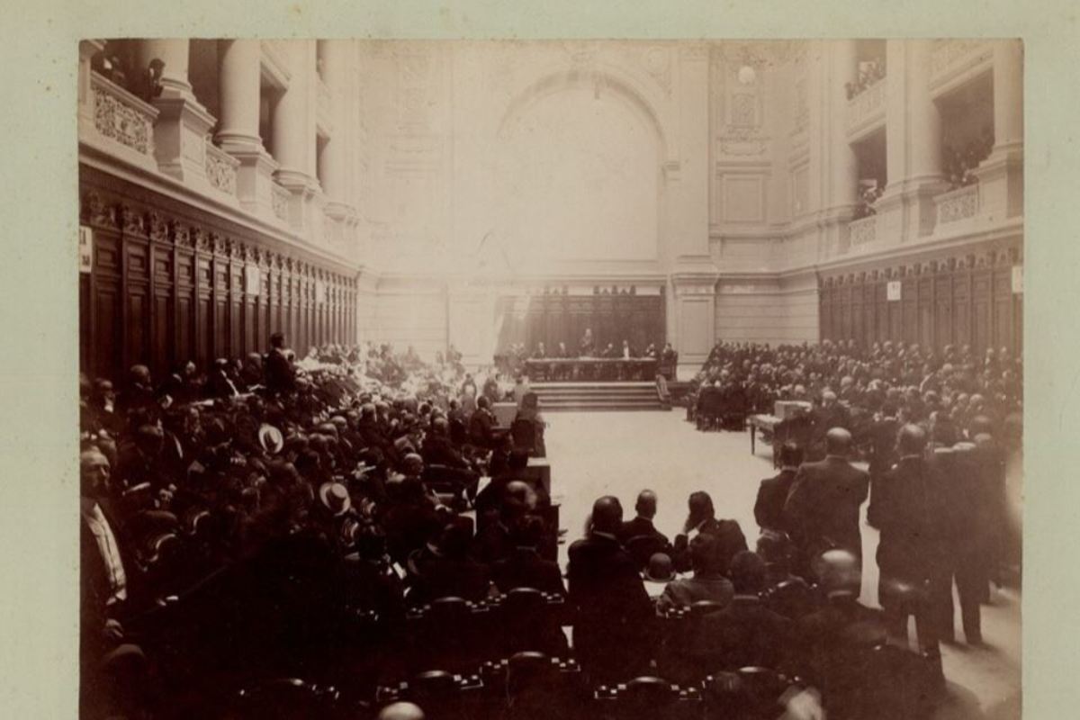 3.Sala de Sesiones de la Cámara de Diputados, hacia 1900.