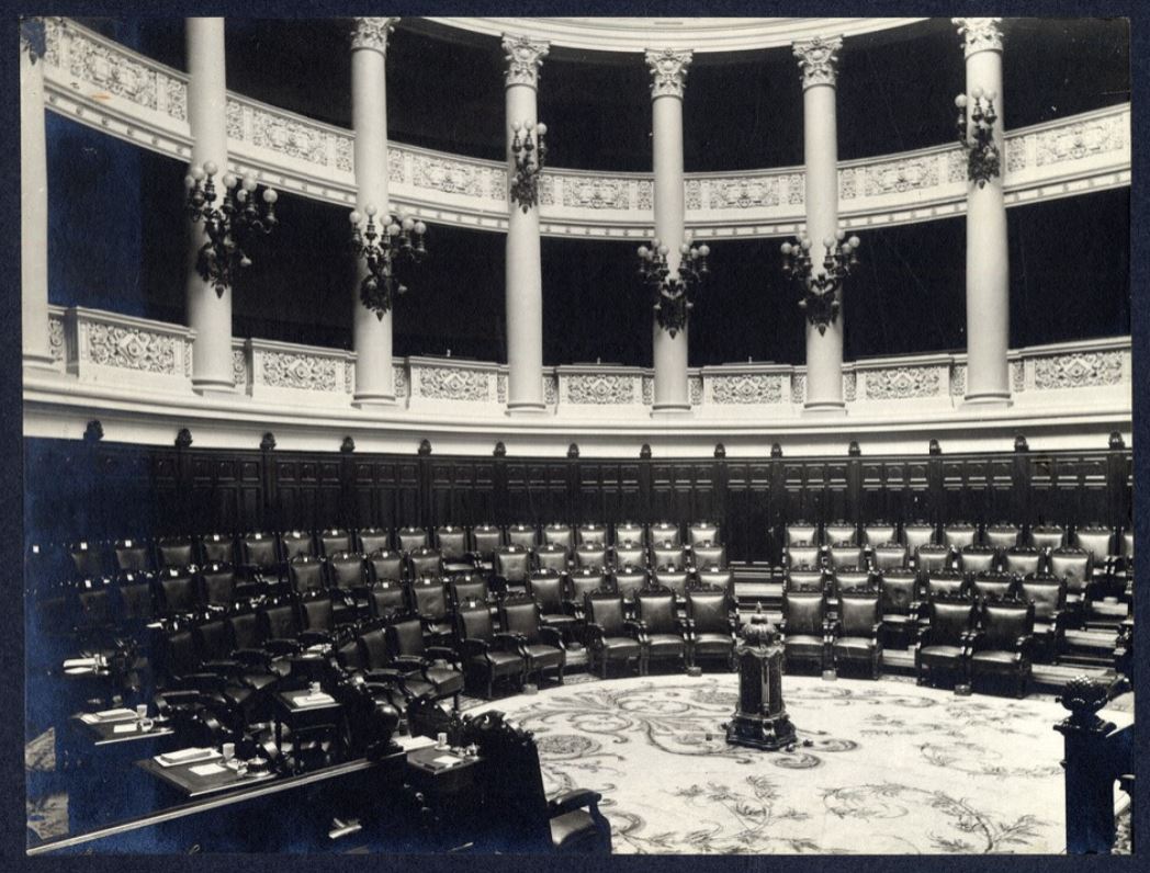 4.Cámara de Diputados, hacia 1918.