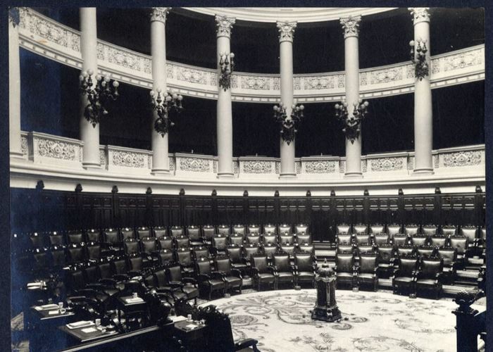 4.Cámara de Diputados, hacia 1918.
