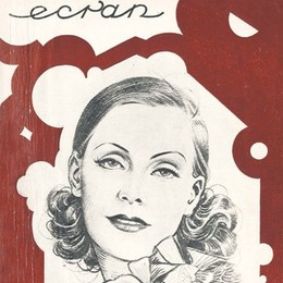 9. Greta Garbo, actriz norteamericana, en el primer número de la revista “Ecran”, 1930.