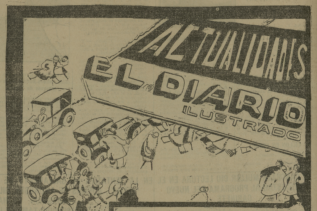 5. Noticias de Estado Unidos fueron mostradas por el noticiero de “El Diario Ilustrado”. Año: 1928.