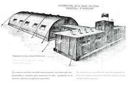 1. La base militar chilena en la Antártica en 1948.