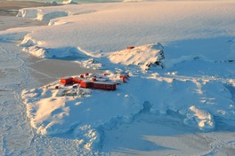 10. Vista de la base actual de Chile en la Antártica.