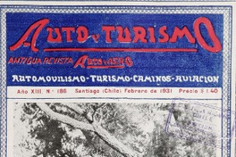 6. Auto y turismo: año 13, número 186, febrero de 1931.