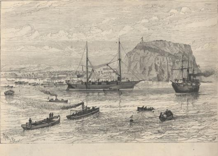 6. Escenas de Valparaíso, hacia 1890.